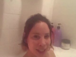 DJ LA MOON accidentally movies nipples in bathtub