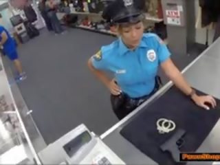 Busty Latina Cop Gets Nailed For Money