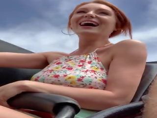 Beguiling Redhead Lacy Lennon Picked Up and Fucked on Public Instagram POV Story