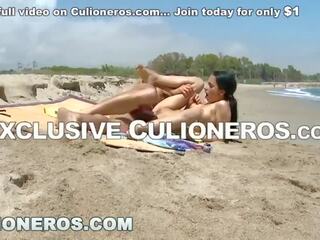 Skinny Latin Tourist Kerry Getting Fucked On Public Beach adult film clips