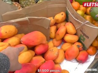 Letsdoeit - hot Colombian Fruit Seller Melissa Lujan Gets Tricked Into xxx video