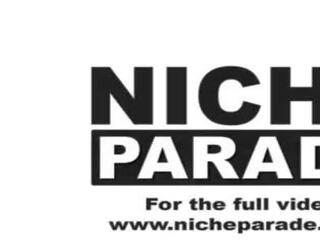 NICHE PARADE - Young&comma; Competitive Pornstars Jocelyn Stone And Kira Perez Enter Competition To Find Out Who Can go ahead A youth Cum Faster With Their Hands