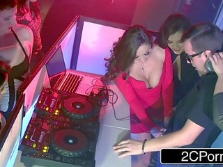 Naughty Latinas Abigail Mac and Keisha Grey Can’t Wait to Fuck Their Favorite DJ