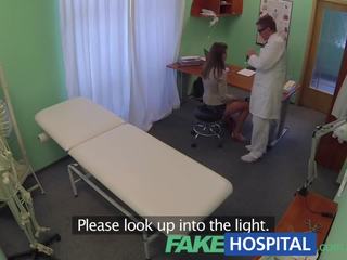FakeHospital Stunning brunette needs doctors advice on her itchy pussy